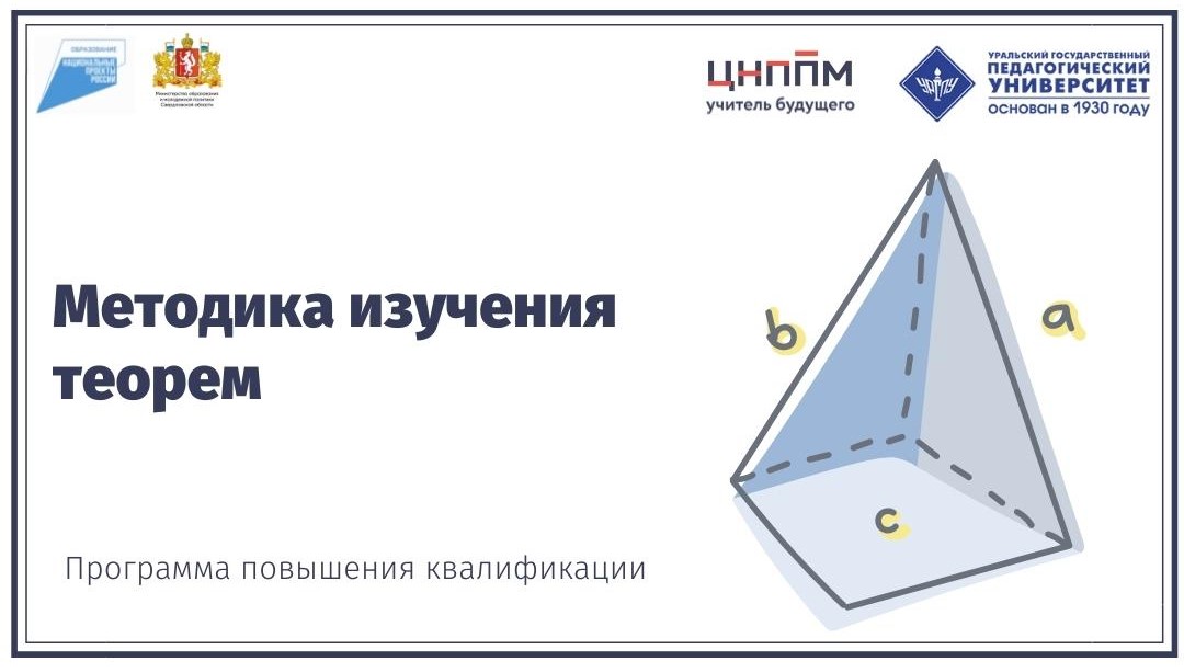 Методика изучения теорем 27.01.2022 -03.02.2022